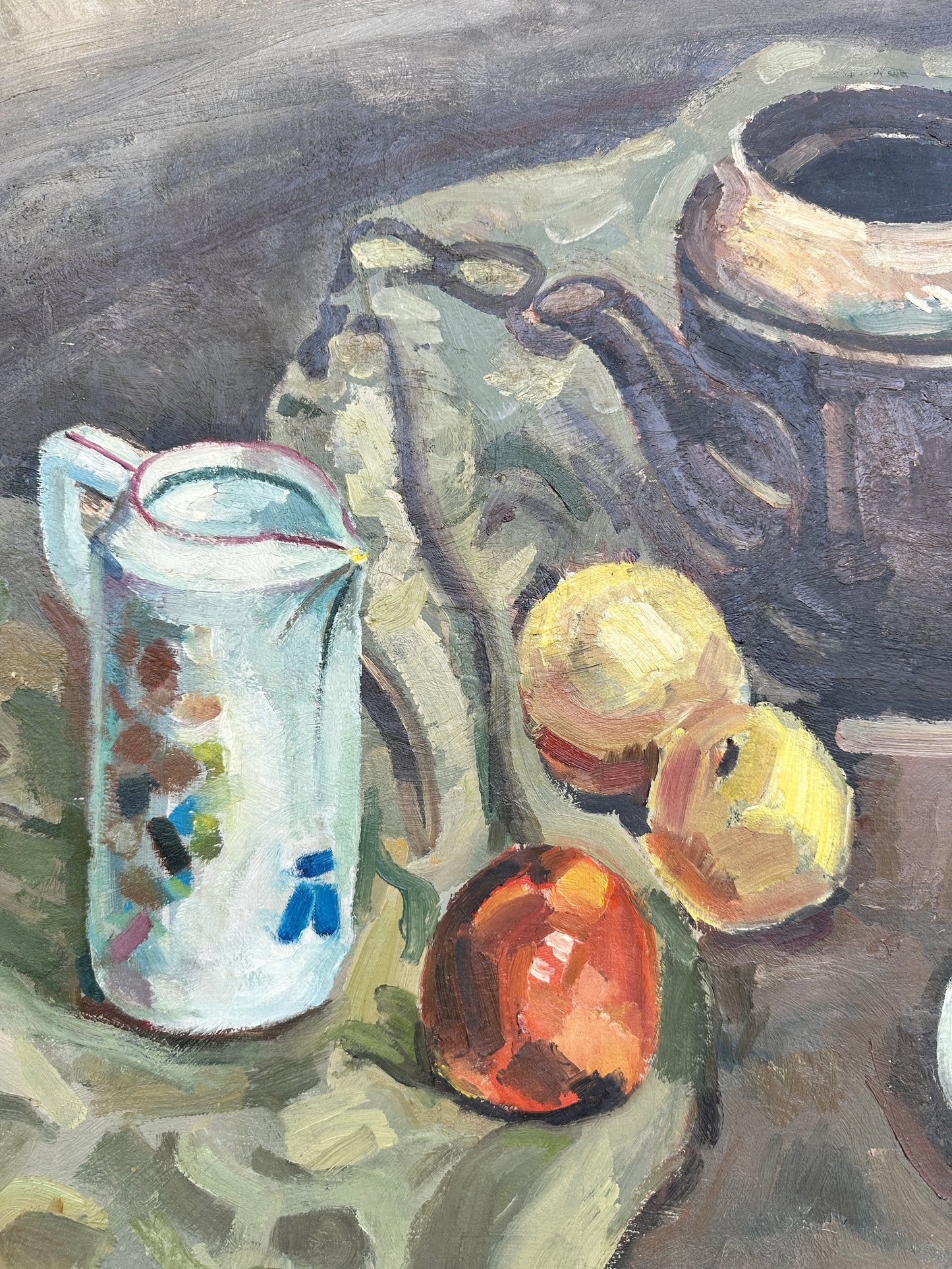 A mid-century still life in oil