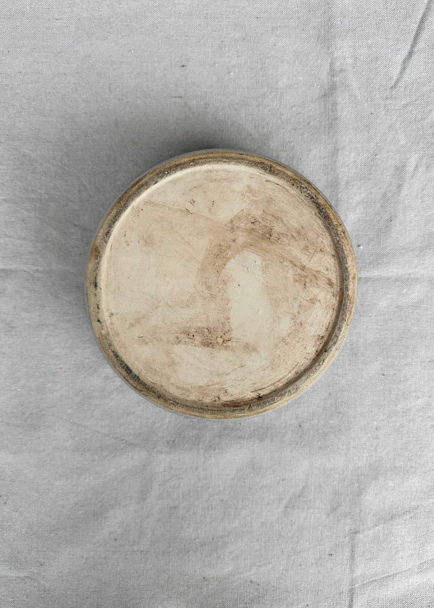 French Vintage Alsatian Blue Sandstone Bowl (circa 1930)