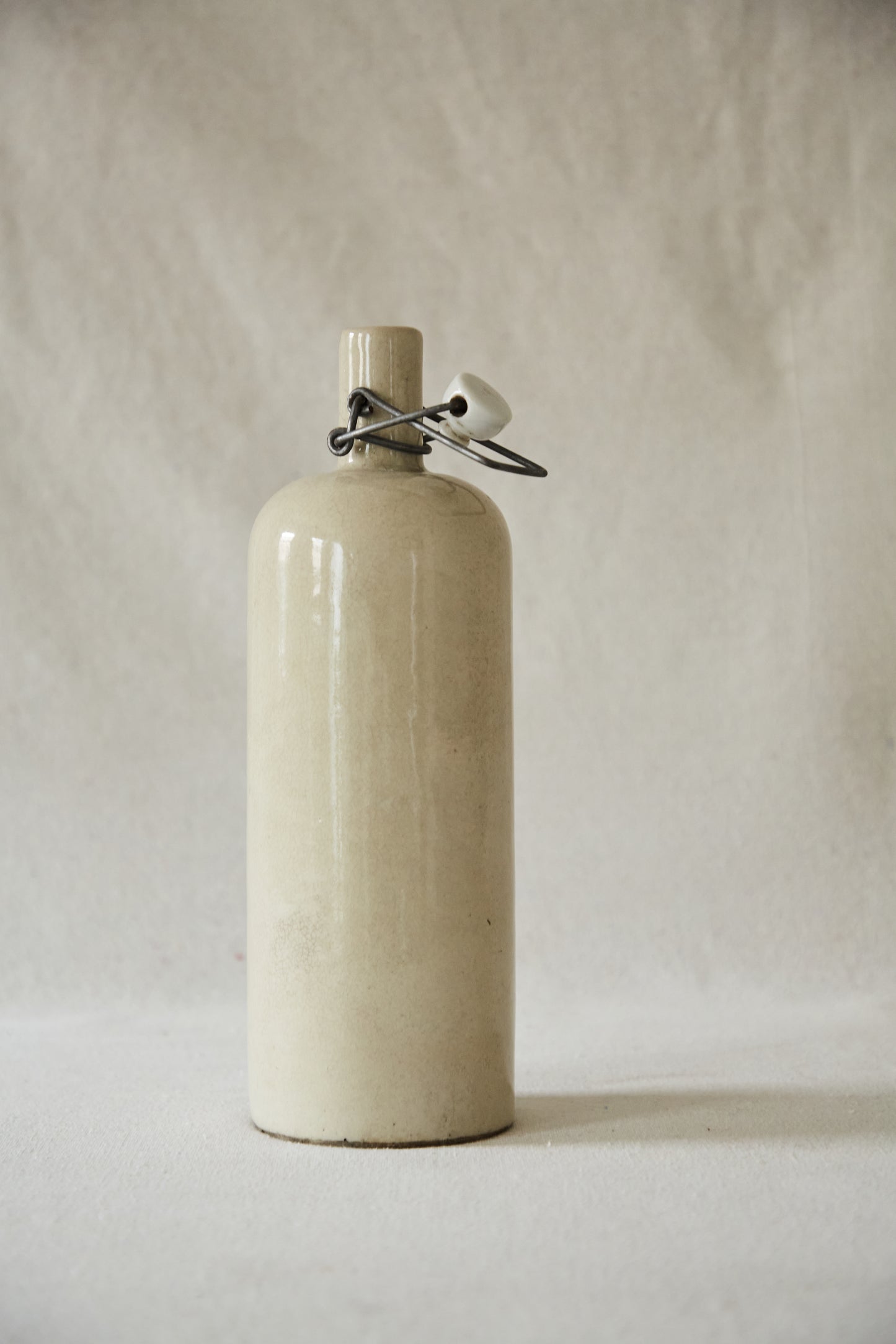 French Vintage Stoneware Bottle