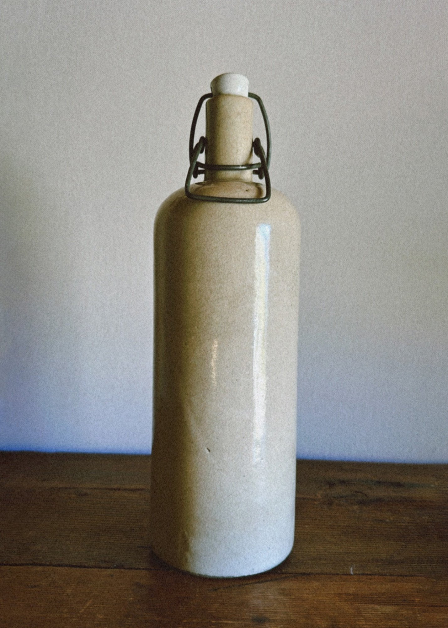 French Vintage Stoneware Bottle