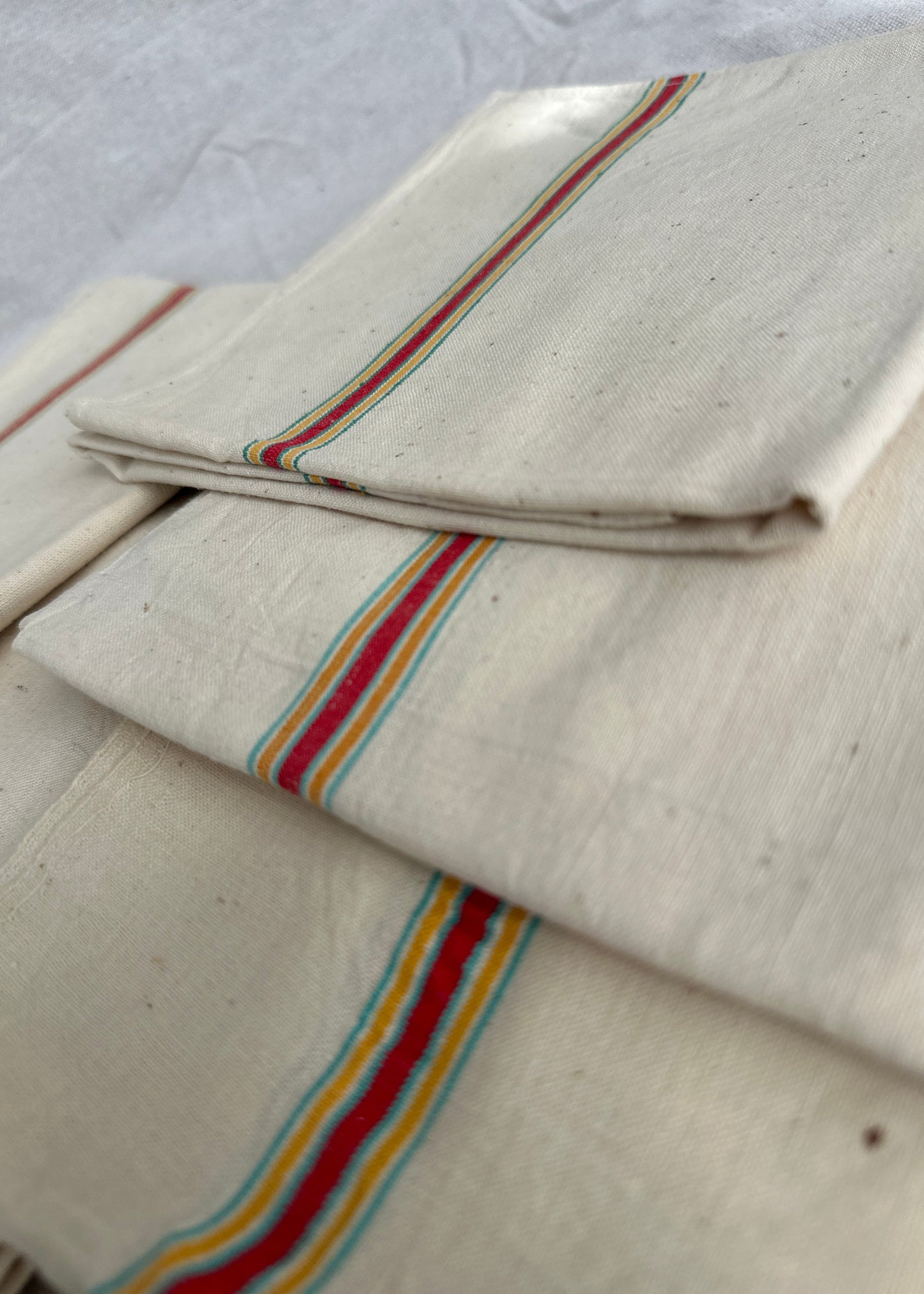 Vintage French Tea Towel Set of 8