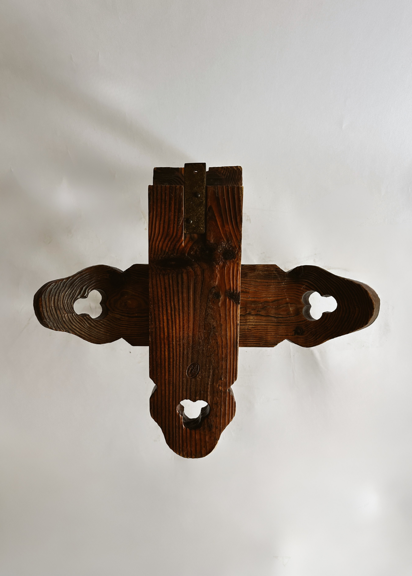 Hand‑Carved Spanish Brutalist Birth Chair 5