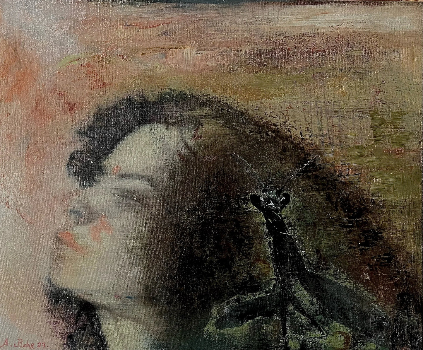 Does She Know? (2024) by Anton Piche - Oil on Canvas