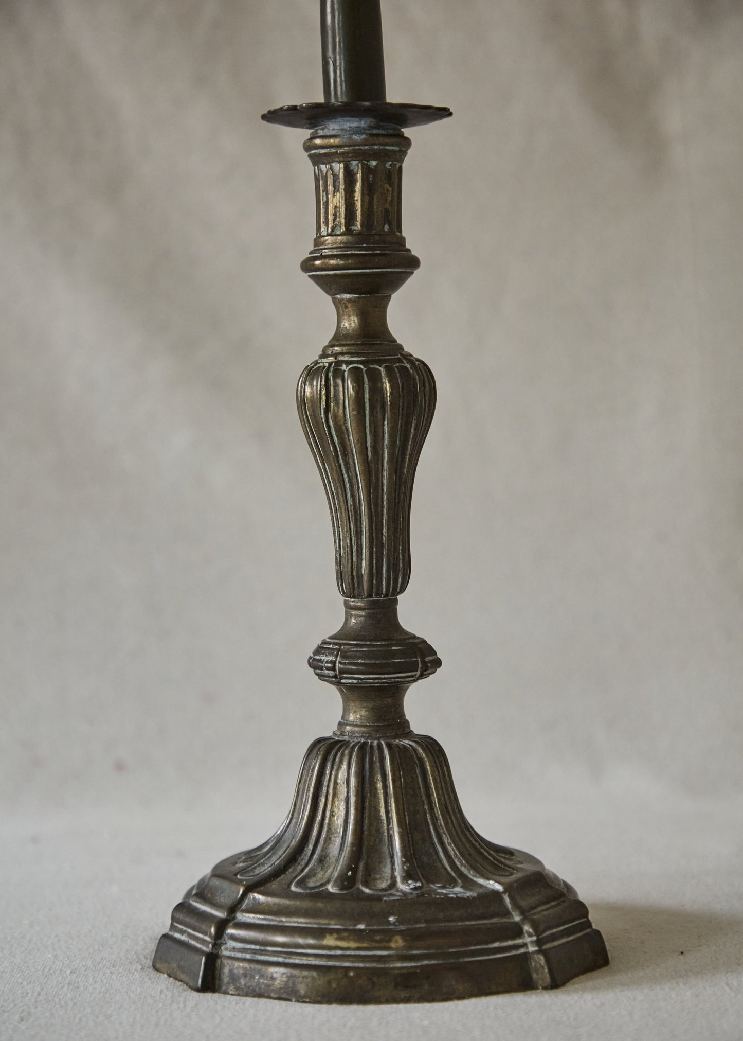 Ornate Vintage Lamp Base Candlestick Holder