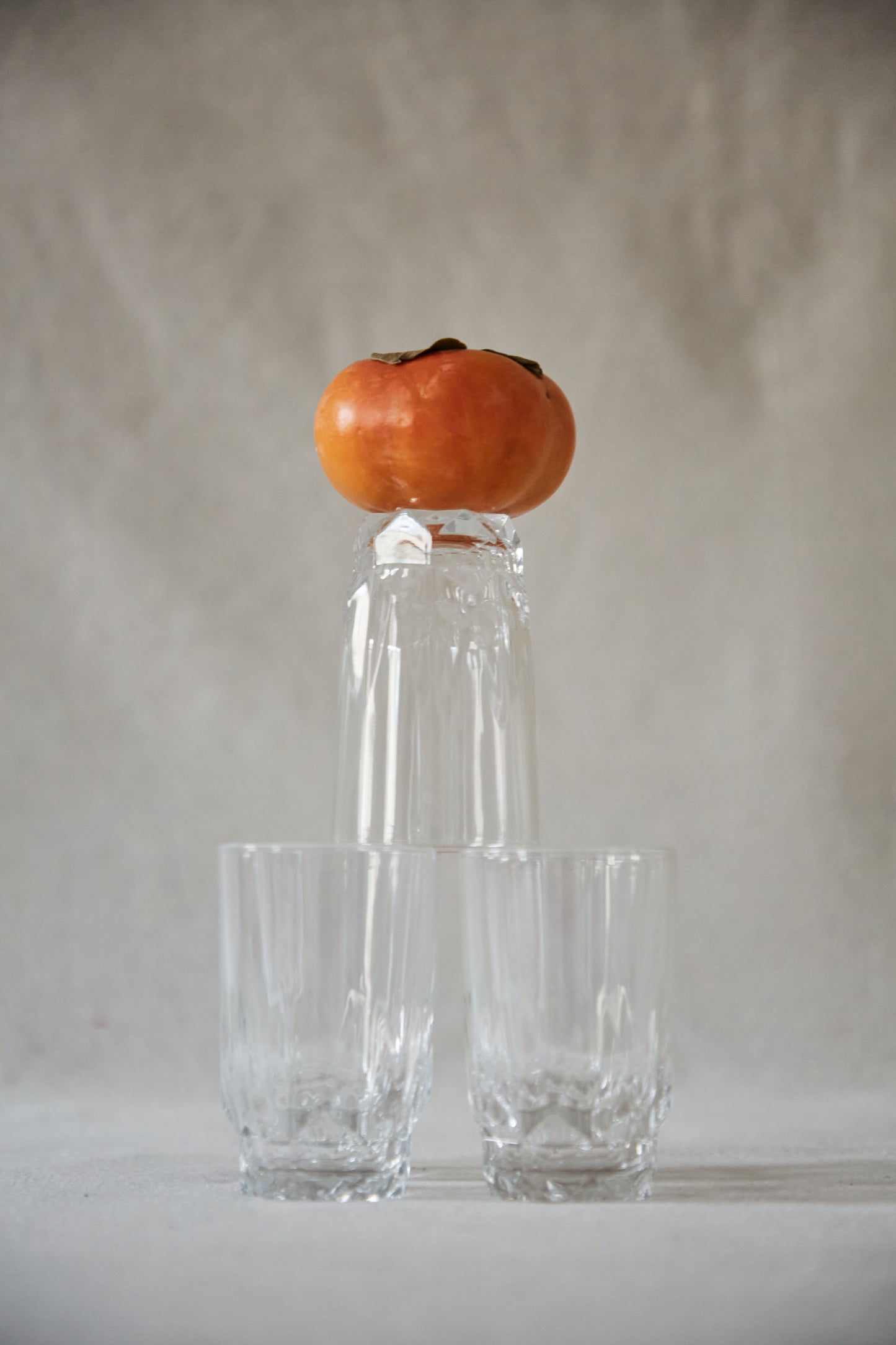 Vintage Arcoroc France Clear Glass Tumblers