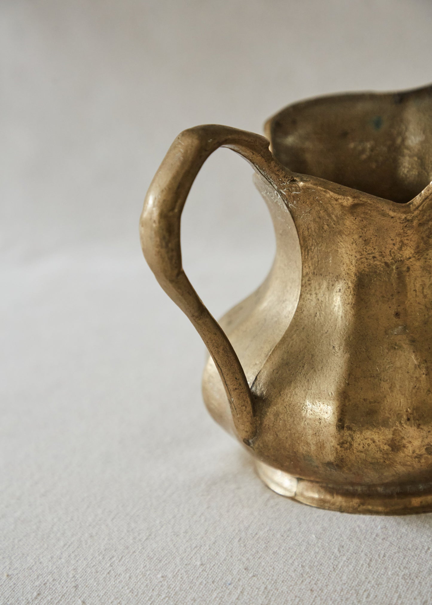 Vintage Brass Pitcher