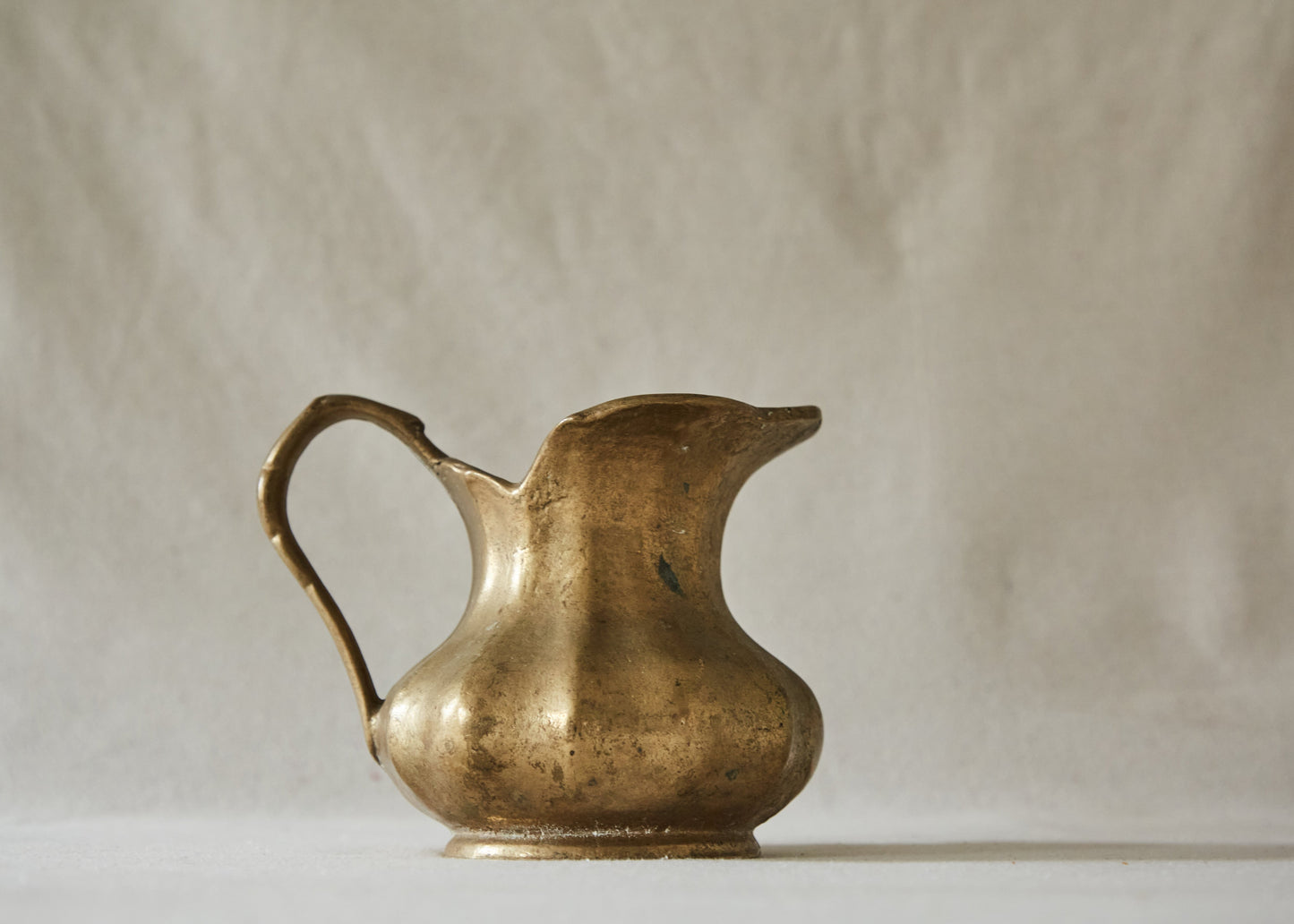 Vintage Brass Pitcher