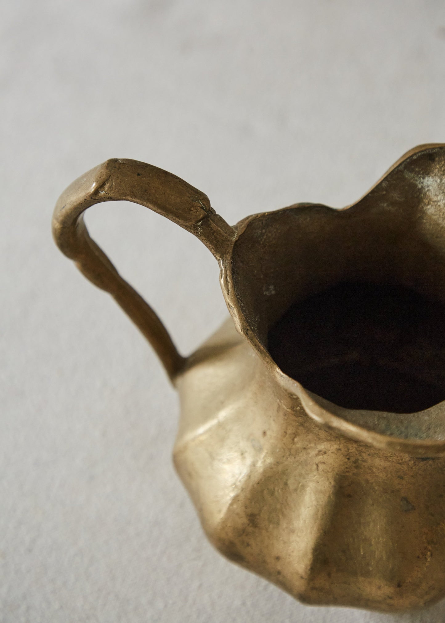Vintage Brass Pitcher