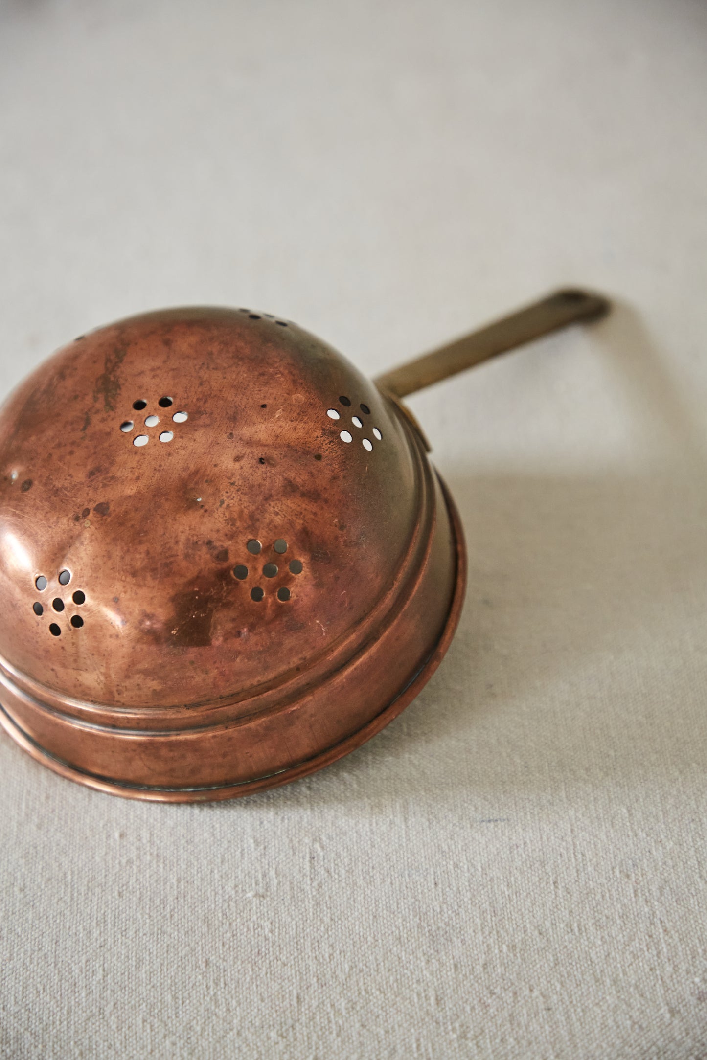 Vintage French Copper Colander