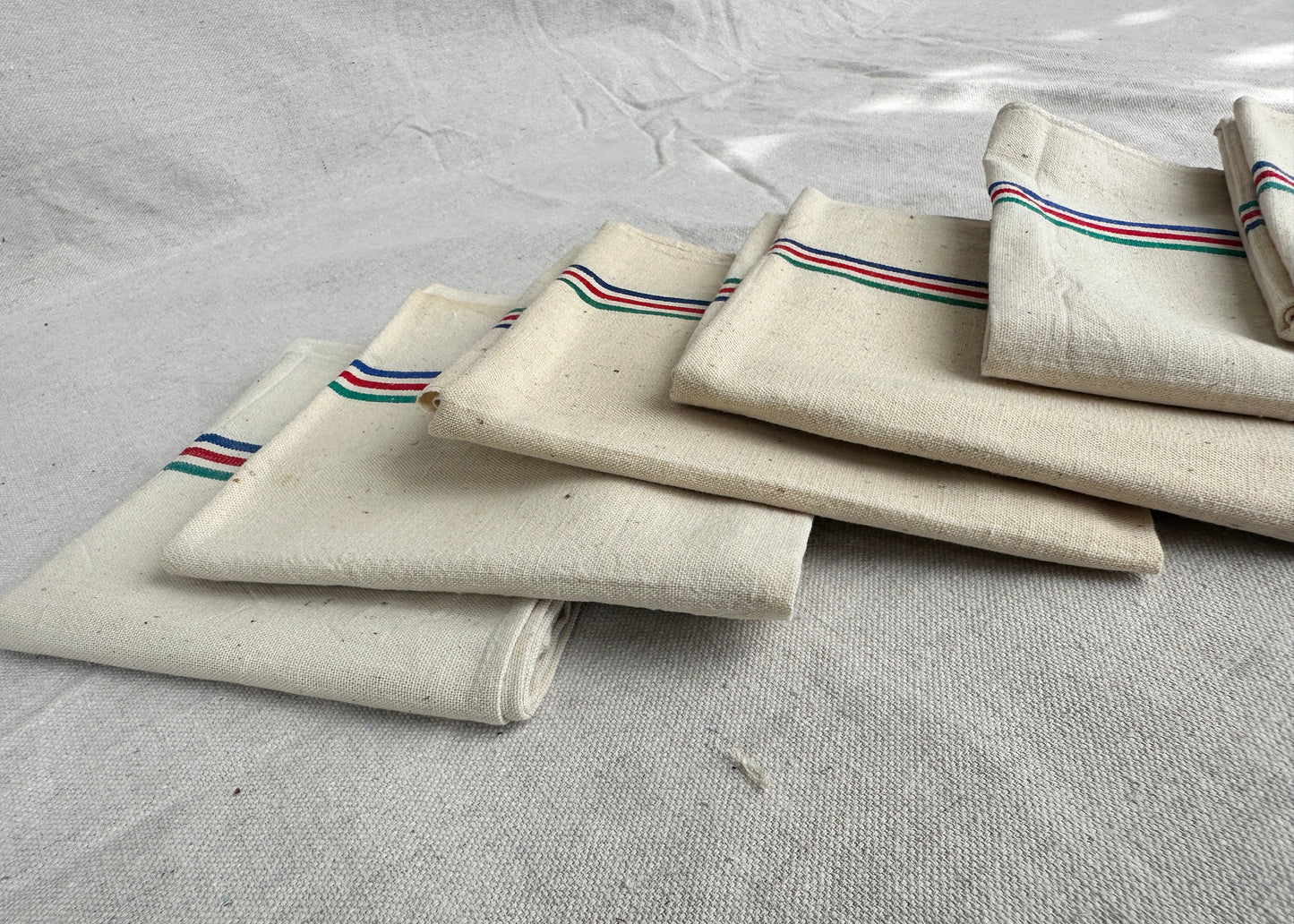 Vintage French Tea Towel Set of 6