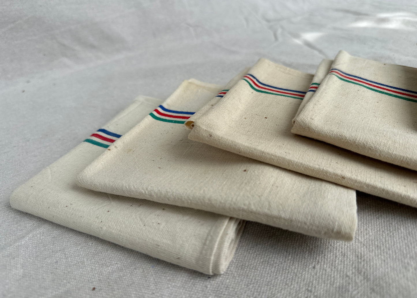 Vintage French Tea Towel Set of 6