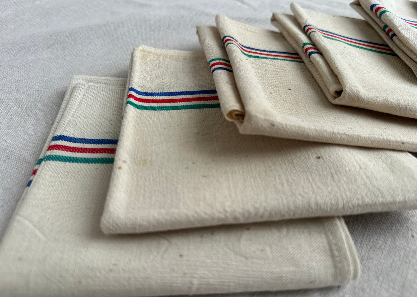 Vintage French Tea Towel Set of 6