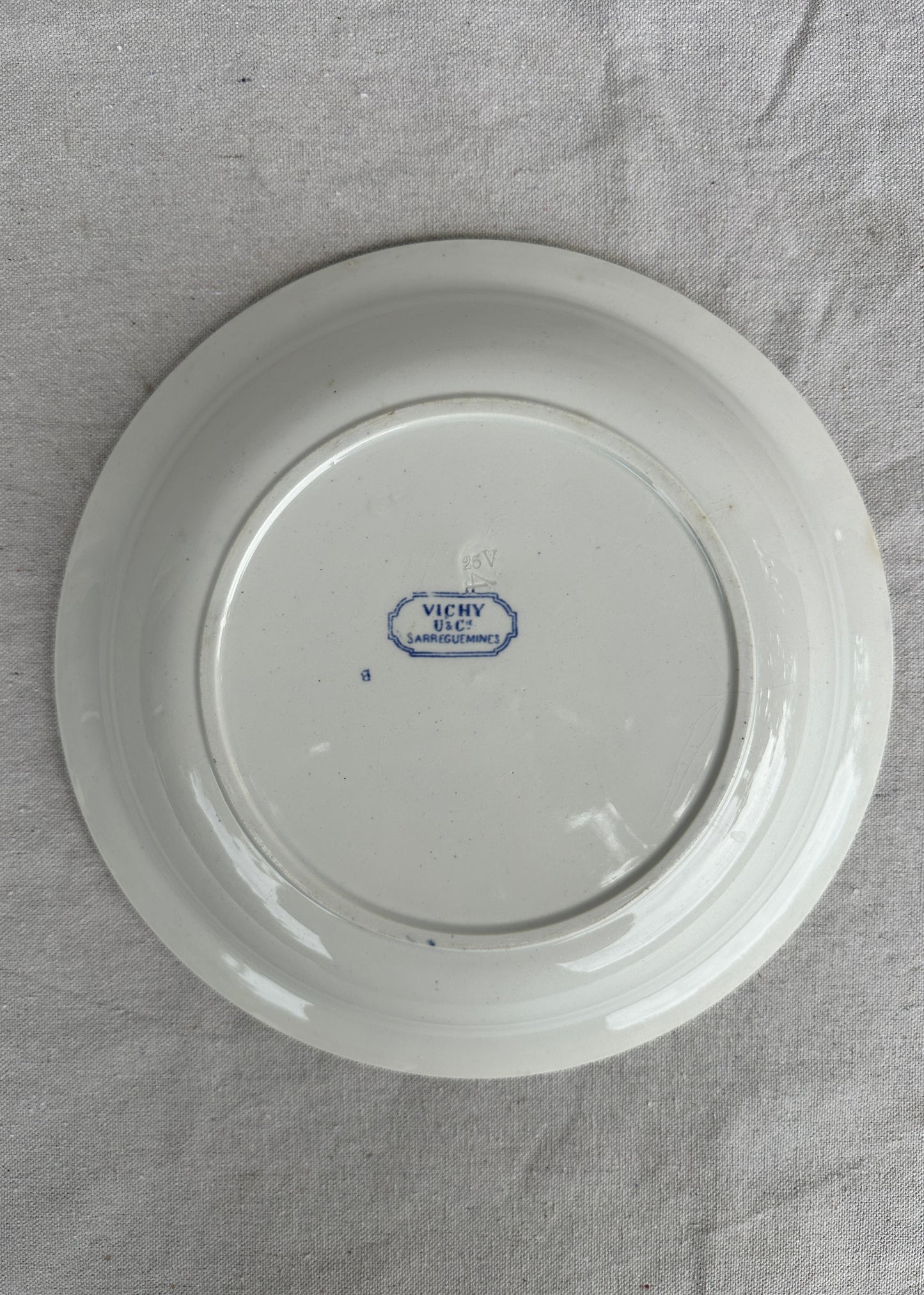 Vintage French 'VICHY' deep serving plate