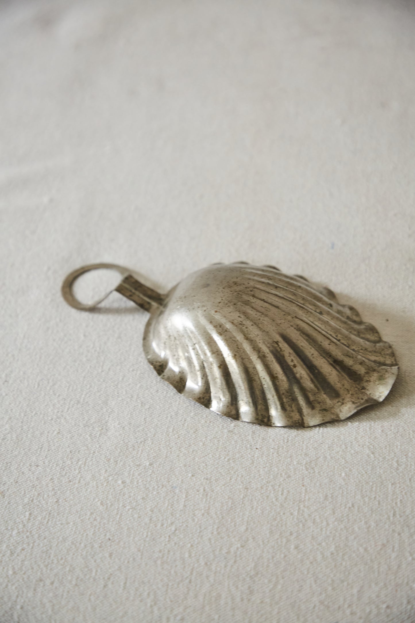 Vintage Small Silver Shell Dish