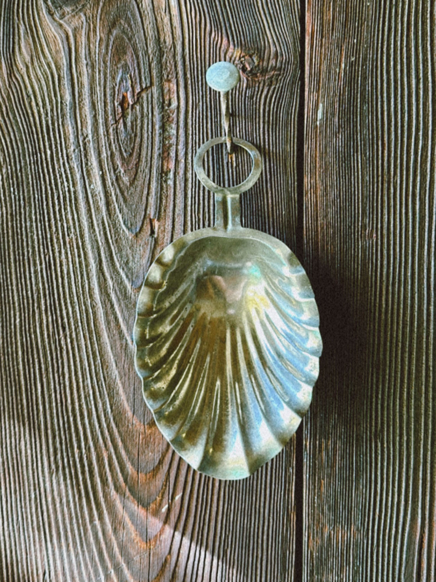 Vintage Small Silver Shell Dish