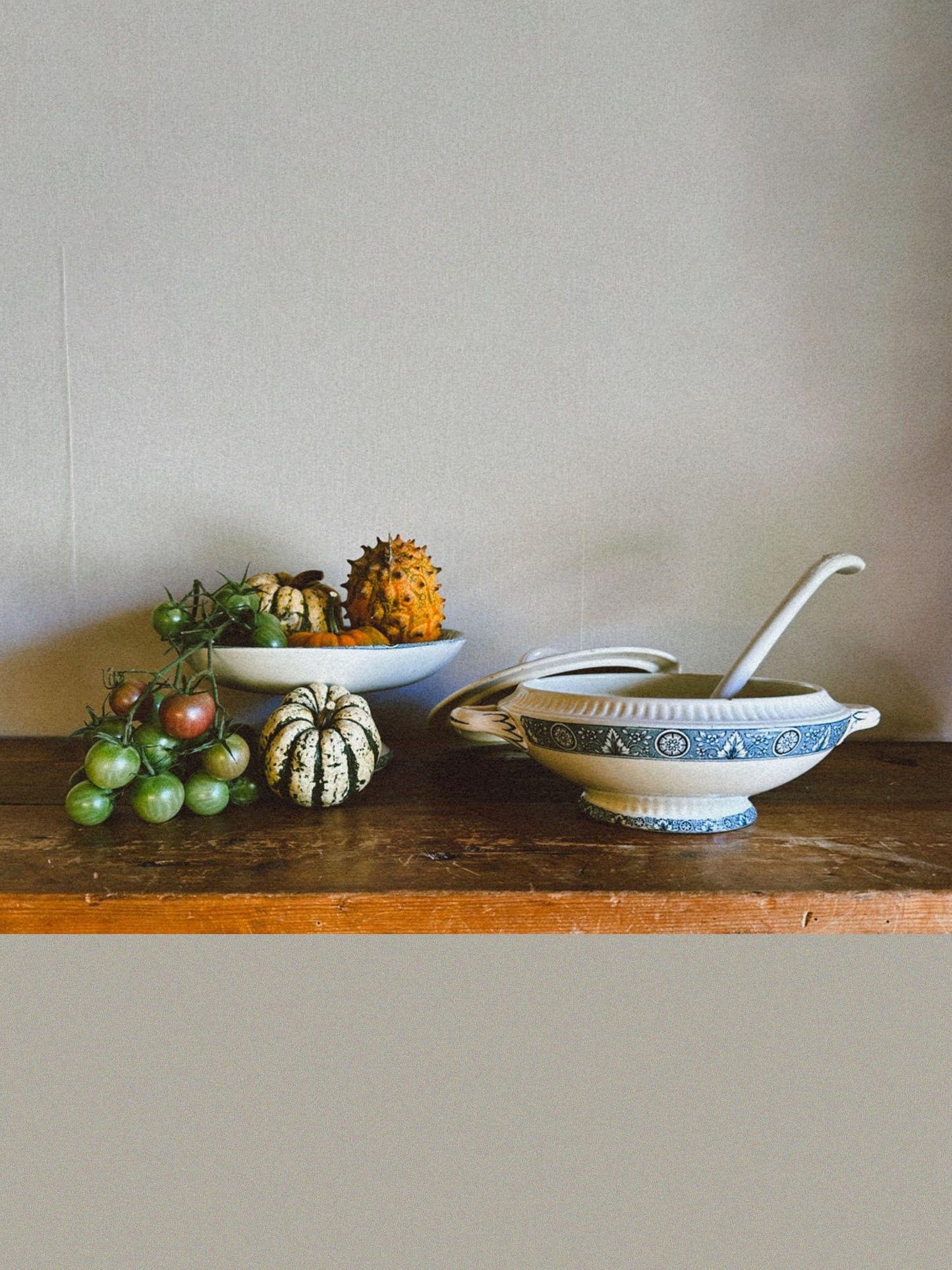 Vintage Ceramic Ladle