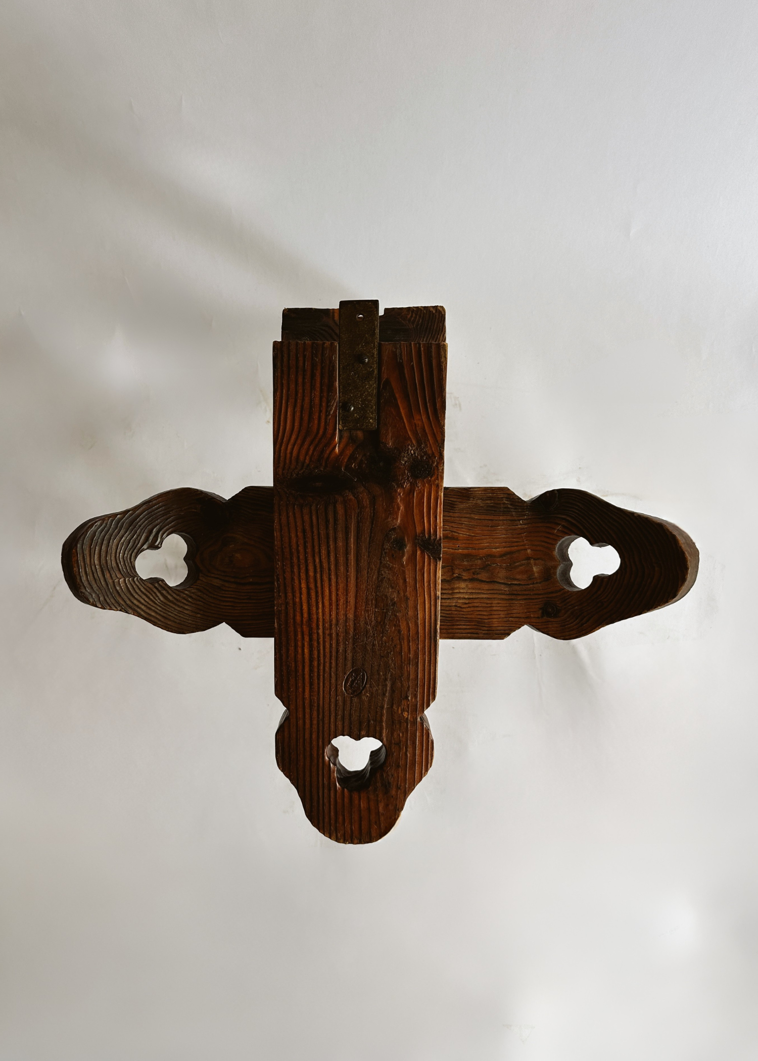 Hand‑Carved Spanish Brutalist Birth Chair 5