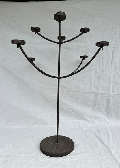 Rare Vintage Floor Candelabra - 9-Arm Statement Piece