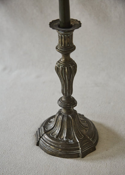 Ornate Vintage Lamp Base Candlestick Holder
