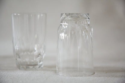 Vintage Arcoroc France Clear Glass Tumblers