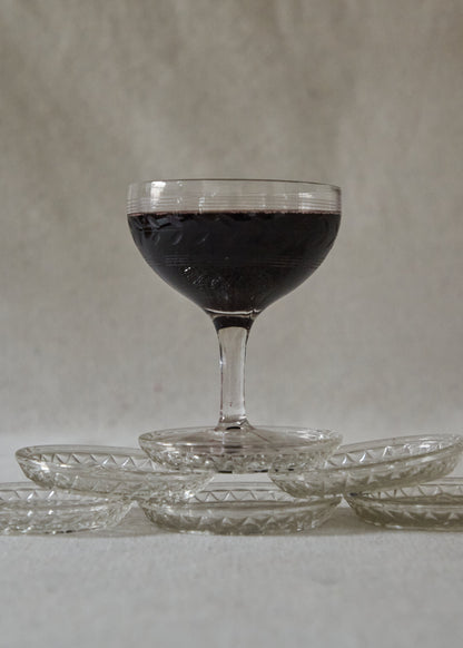 Vintage Glass Coasters