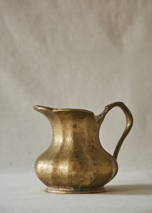 Vintage Brass Pitcher 