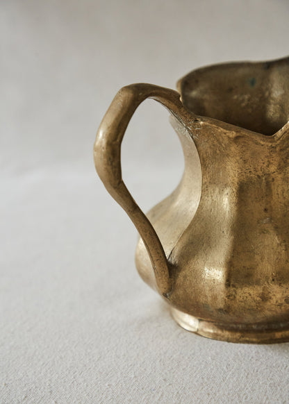 Vintage Brass Pitcher 