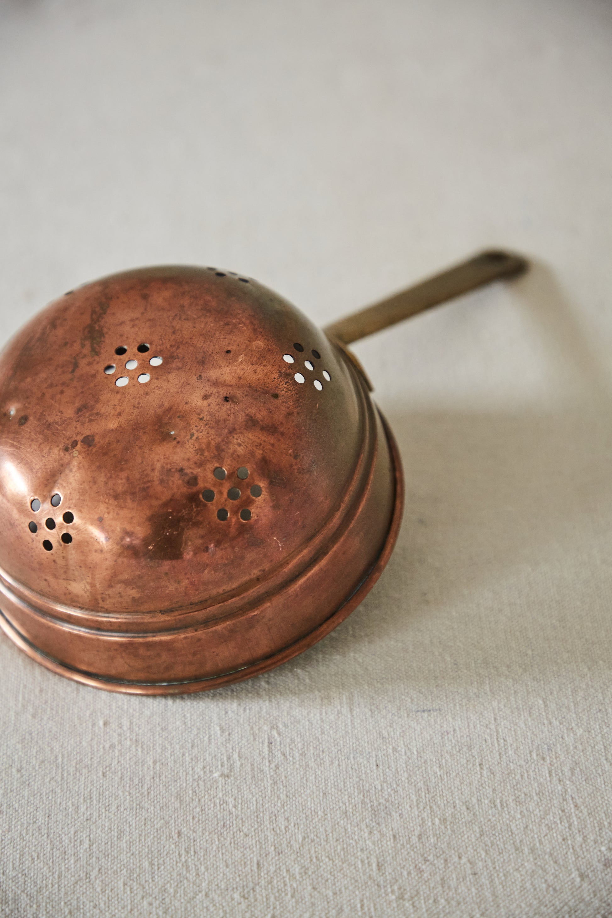 Vintage French Copper Colander