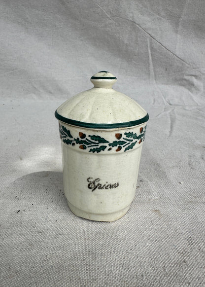 Vintage French Spice Jar