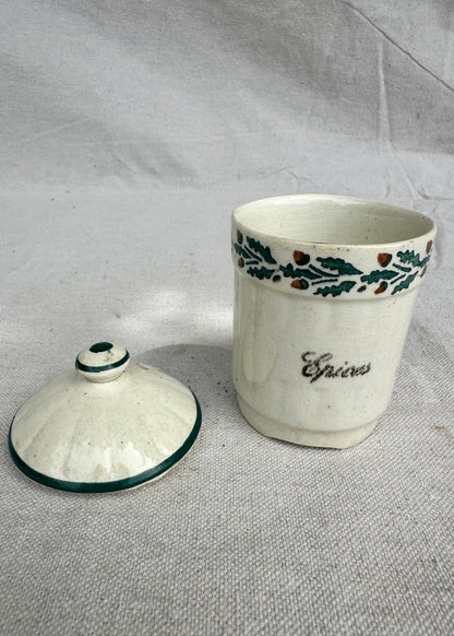Vintage French Spice Jar