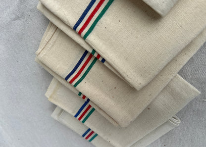 Vintage French Tea Towel Set of 6