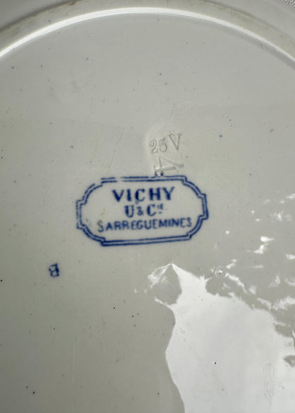 Vintage French 'VICHY' deep serving plate