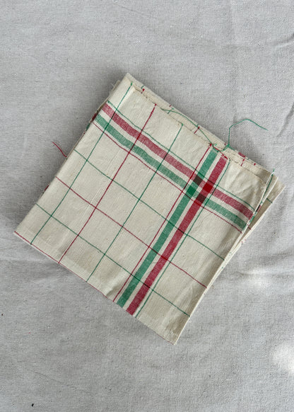 Vintage French tea towel set of 2