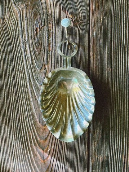 Vintage Small Silver Shell Dish 